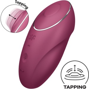 SATISFYER - TAP  CLIMAX 1 VIBRADOR LAY-ON VERMELHO